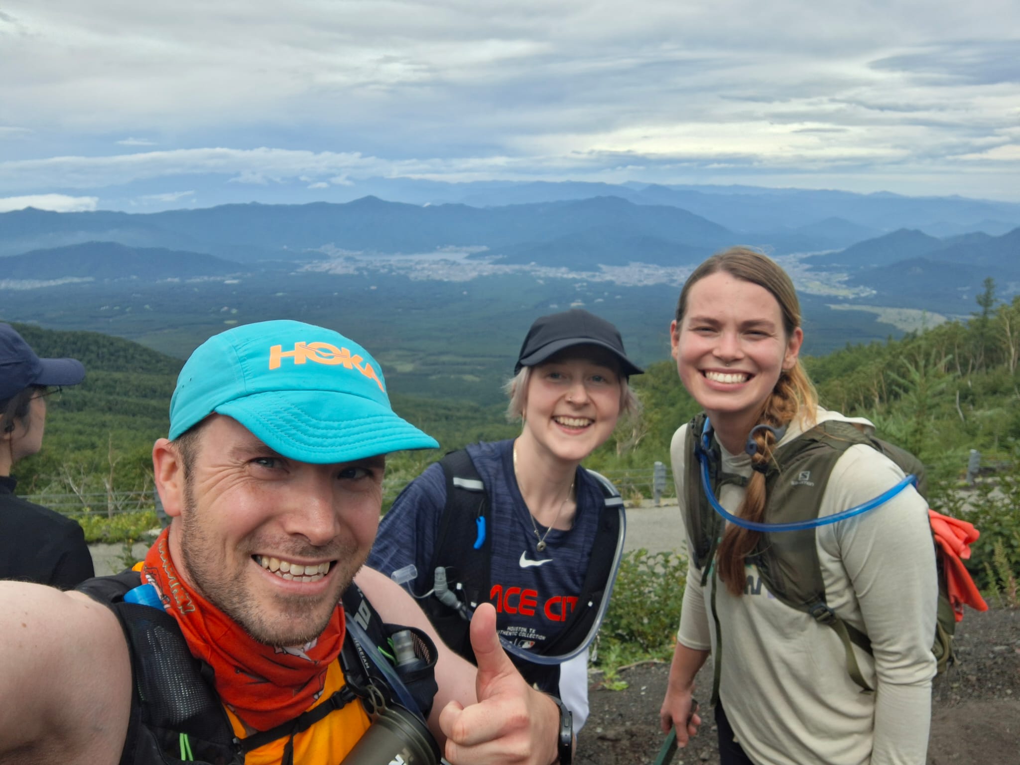 September 2025 - Running up Fuji with Nicki and Carol π»