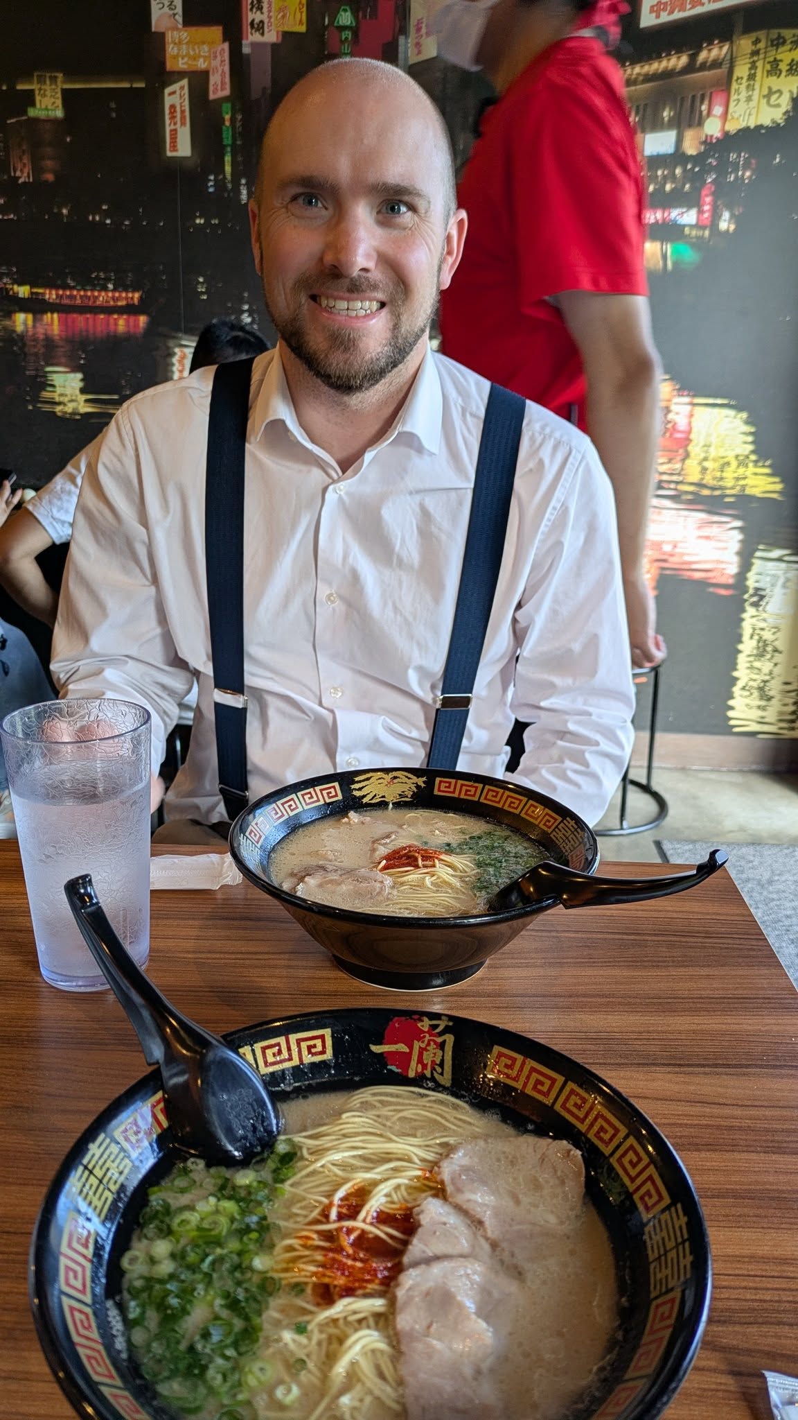 October 2025 - Ramen after a seminar at Kyushu Universityπ