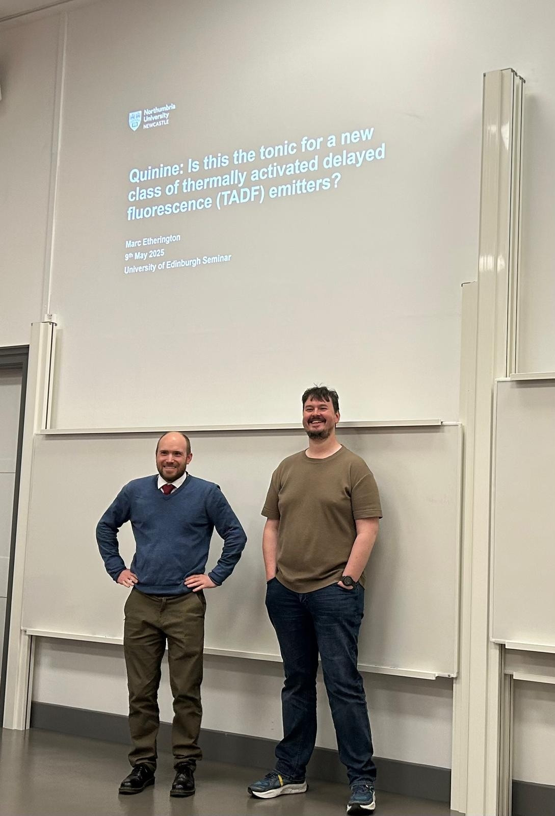 Marc gives a seminar at the University of Edinburgh